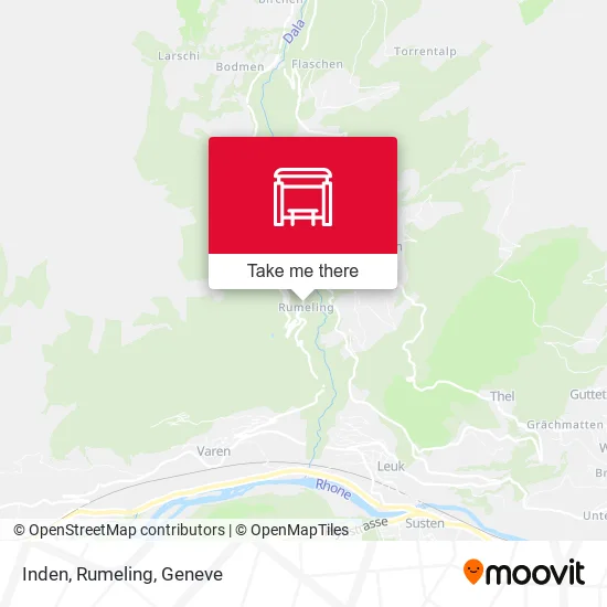 Inden, Rumeling map