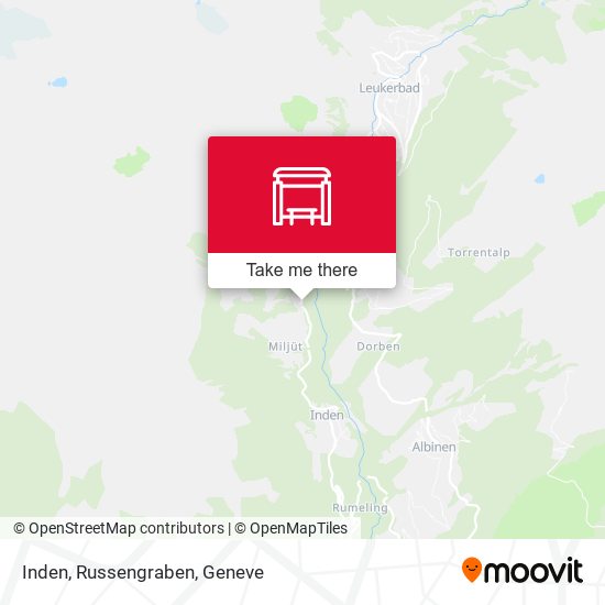 Inden, Russengraben map