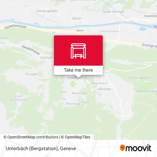 Unterbäch (Bergstation) plan