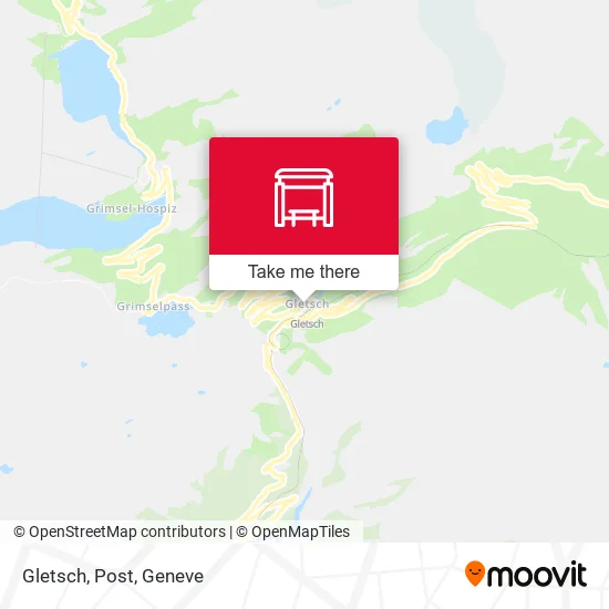 Gletsch, Post map