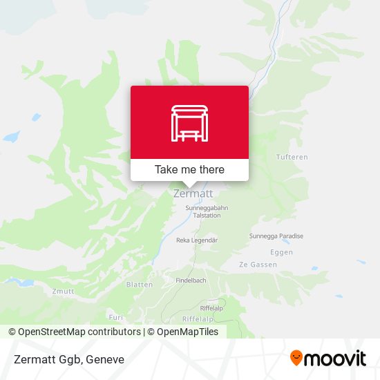 Zermatt Ggb map