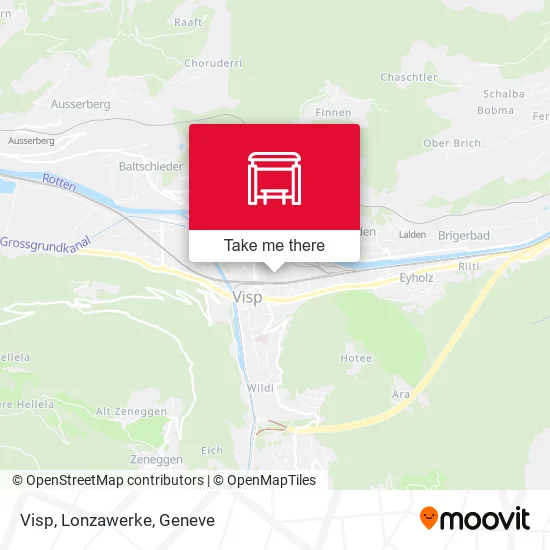 Visp, Lonzawerke map