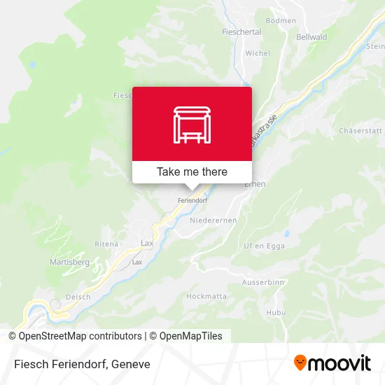 Fiesch Feriendorf map