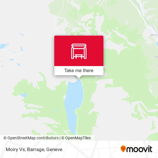 Moiry Vs, Barrage map