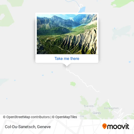 Col-Du-Sanetsch map