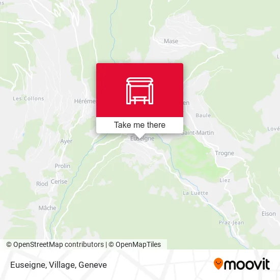 Euseigne, Village map