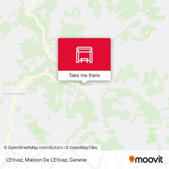 L'Etivaz, Maison De L'Etivaz map