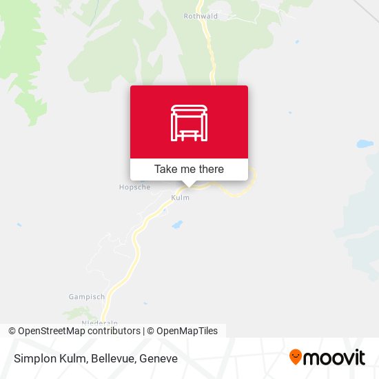 Simplon Kulm, Bellevue map