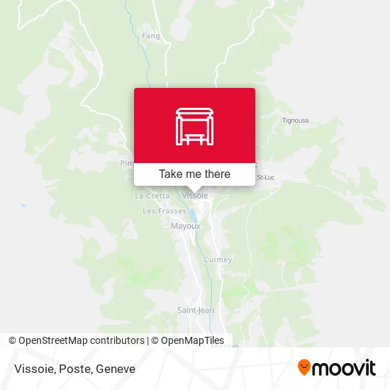 Vissoie, Poste plan