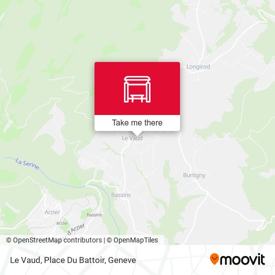 Le Vaud, Place Du Battoir map
