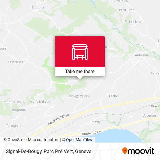 Signal-De-Bougy, Parc Pré Vert map
