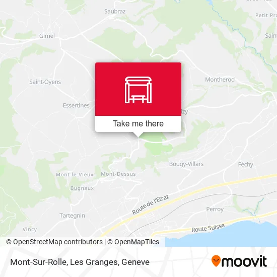 Mont-Sur-Rolle, Les Granges map