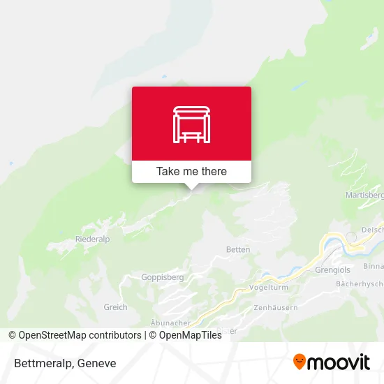 Bettmeralp map
