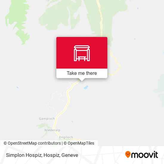 Simplon Hospiz, Hospiz map