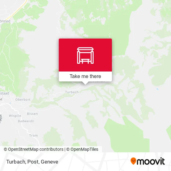 Turbach, Post map