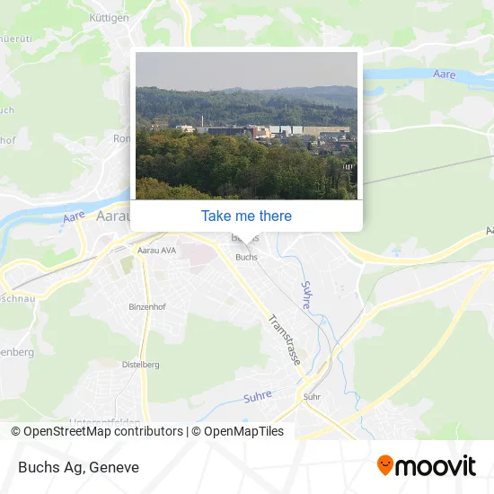 Buchs Ag map