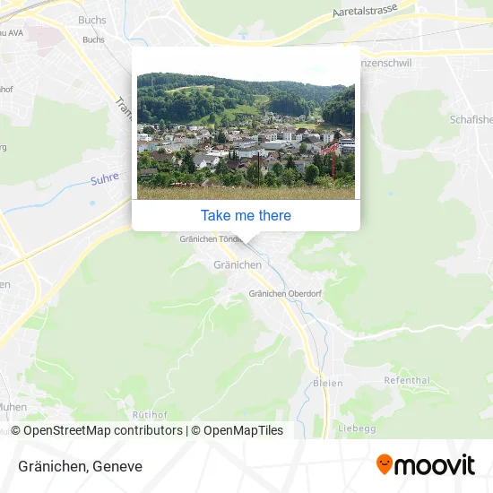 Gränichen map