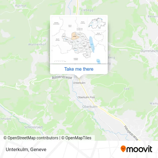Unterkulm map