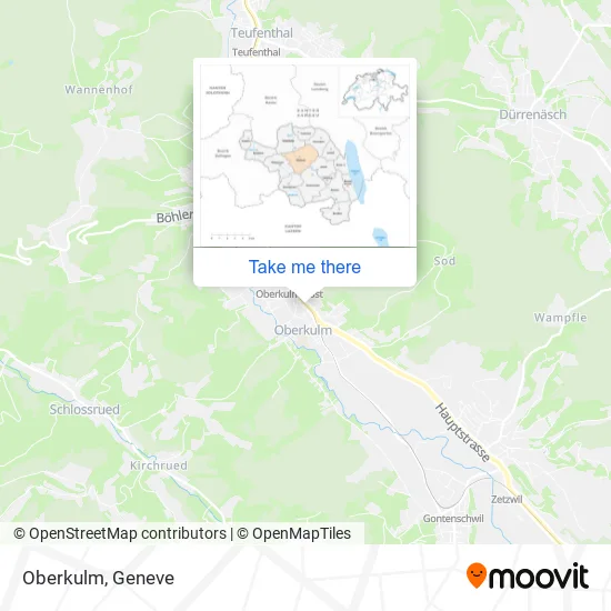 Oberkulm map
