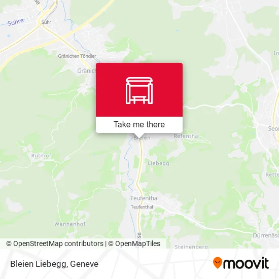 Bleien Liebegg map