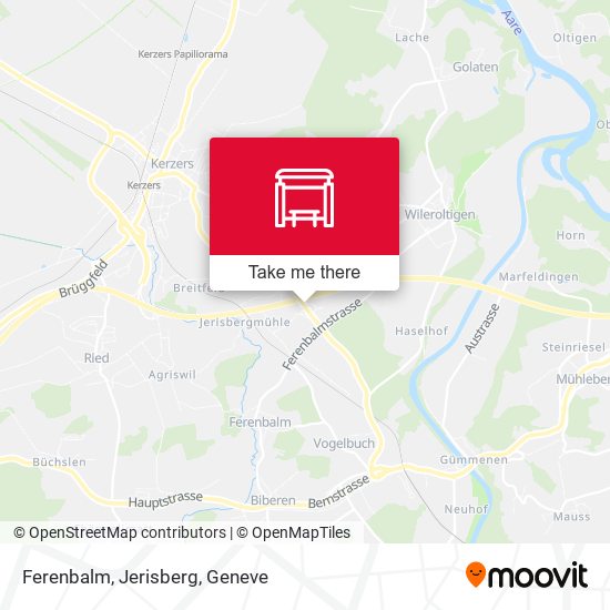 Ferenbalm, Jerisberg map