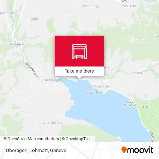 Oberägeri, Lohmatt map