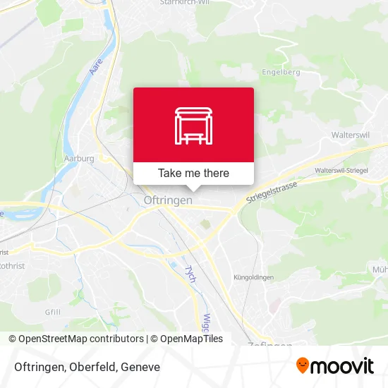 Oftringen, Oberfeld map