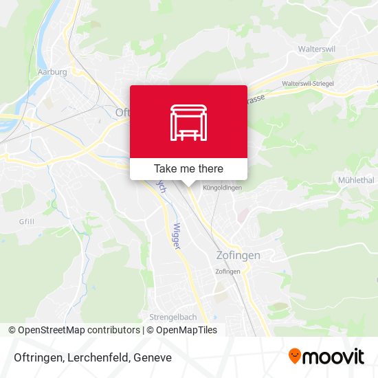 Oftringen, Lerchenfeld map