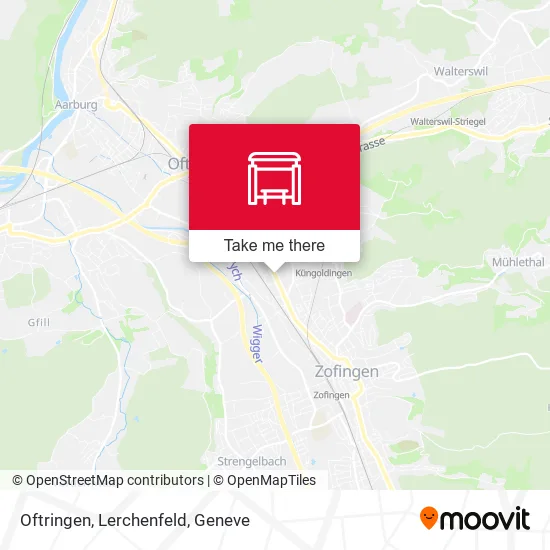 Oftringen, Lerchenfeld map