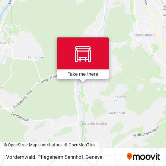 Vordemwald, Pflegeheim Sennhof map