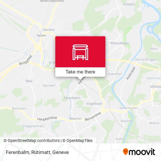 Ferenbalm, Rütimatt map