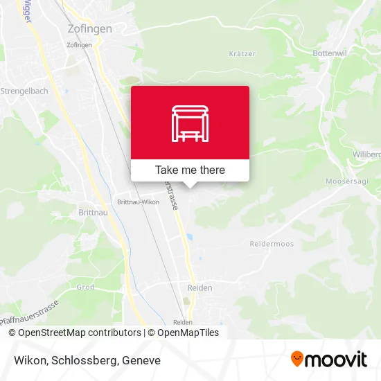 Wikon, Schlossberg map