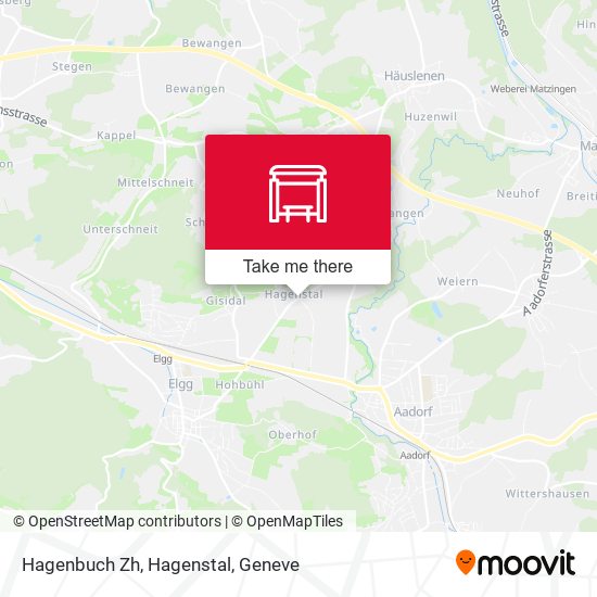 Hagenbuch Zh, Hagenstal map