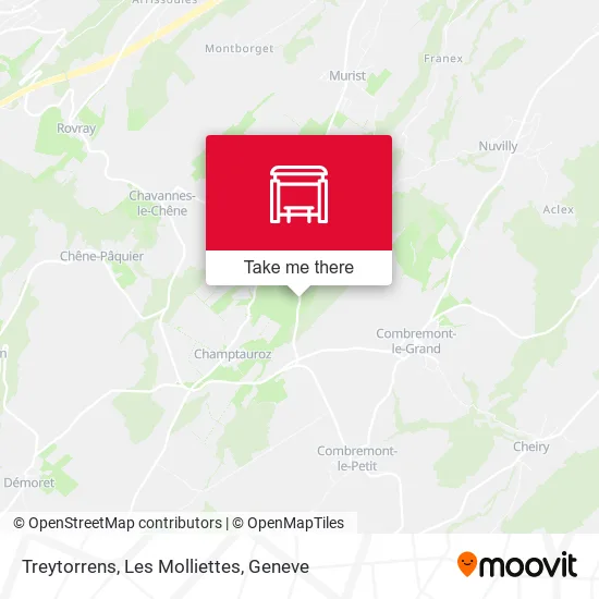 Treytorrens, Les Molliettes map