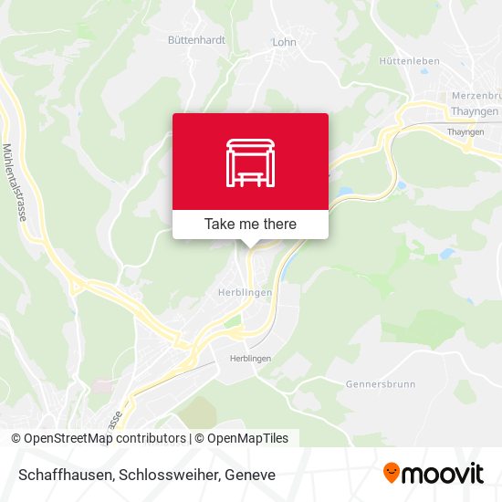Schaffhausen, Schlossweiher map