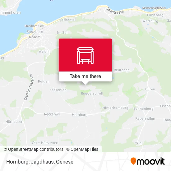 Homburg, Jagdhaus map