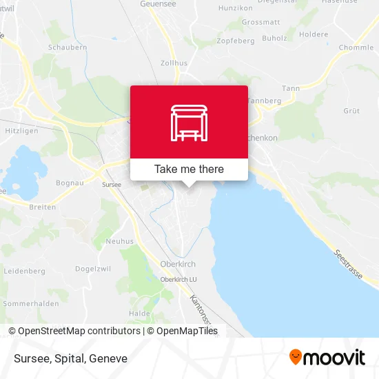 Sursee, Spital map