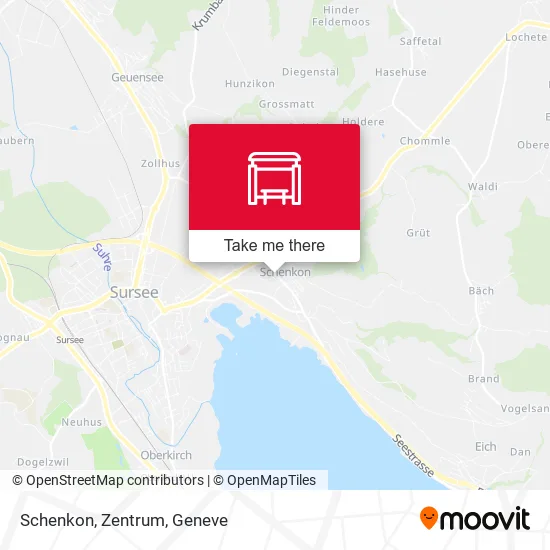 Schenkon, Zentrum map
