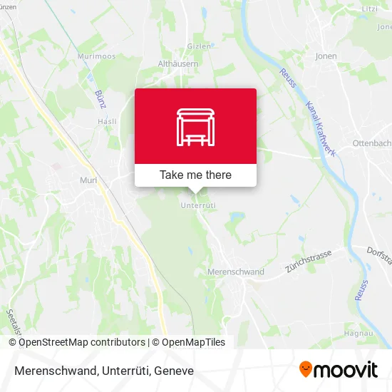 Merenschwand, Unterrüti map