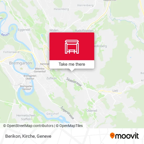Berikon, Kirche map