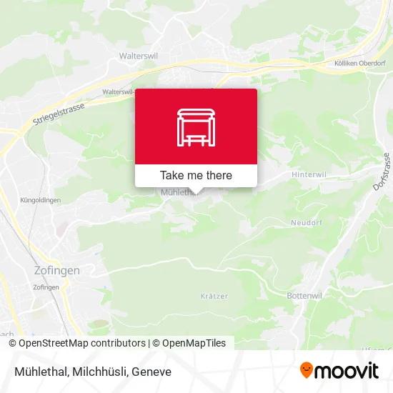 Mühlethal, Milchhüsli map