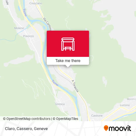 Claro, Cassero map