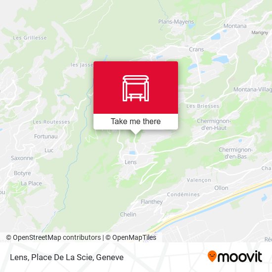 Lens, Place De La Scie map
