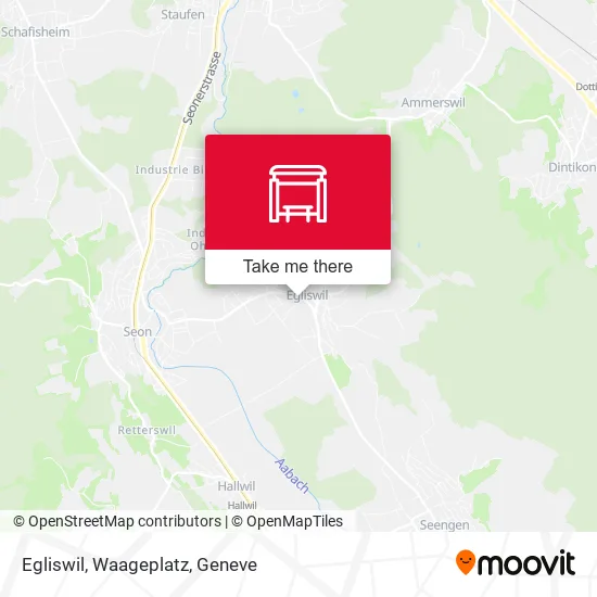 Egliswil, Waageplatz map