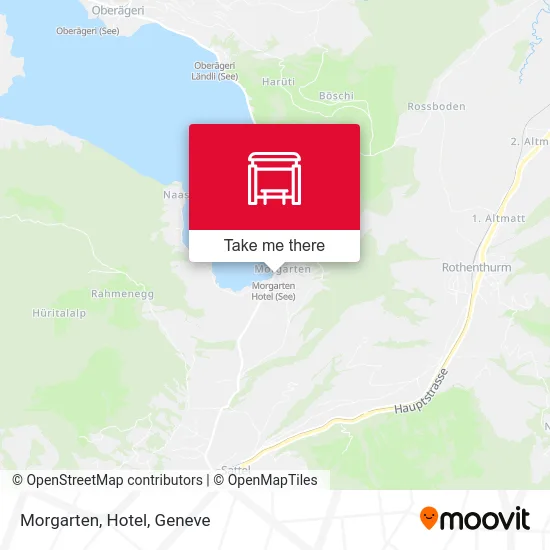 Morgarten, Hotel map