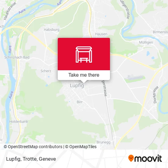 Lupfig, Trotte map