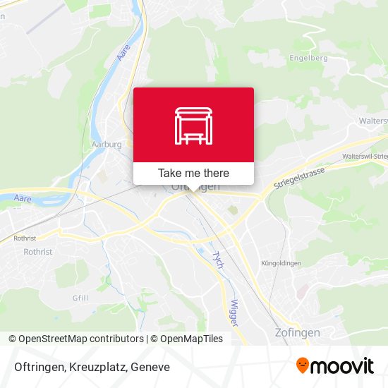 Oftringen, Kreuzplatz map