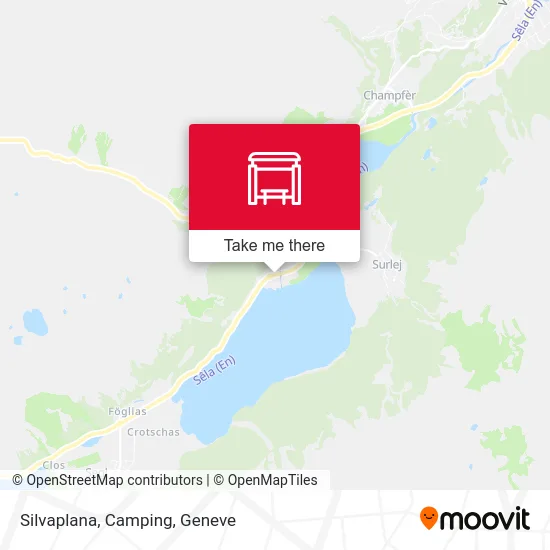 Silvaplana, Camping map