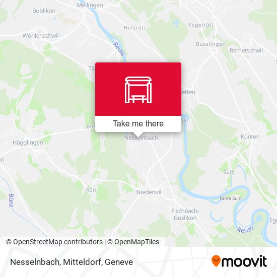 Nesselnbach, Mitteldorf map