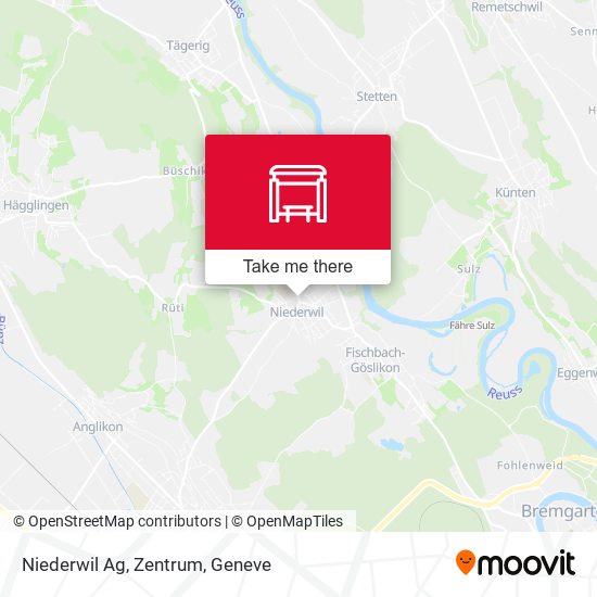 Niederwil Ag, Zentrum map